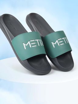 Metro - Men Synthetic Bold Logo Easy-Wear Slides