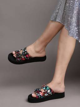 DENILL - Black Suede Flats