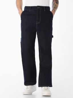 Jack & Jones - Men Dark Blue Dario Loose Fit Jeans