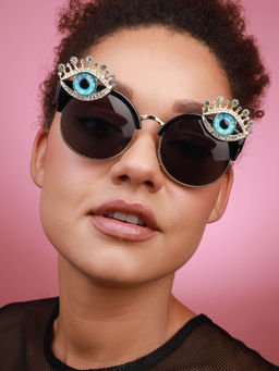 Sohi - Glamour Galore Sohis Bedazzled Sunglasses (50)