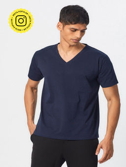 Creatures of Habit - Pima V Deep Sea Blue T-Shirt