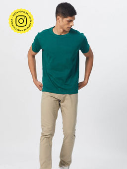 Creatures of Habit - Vintage Crew Marine Green T-Shirt