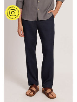 Creatures of Habit - Linen Easy Pants- Indigo