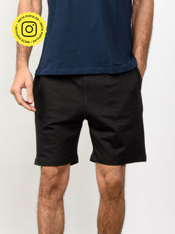 Creatures of Habit - Pima French Terry Shorts- Carbon Black