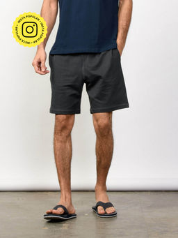 Creatures of Habit - Pima French Terry Shorts- Stone Grey