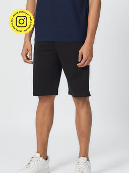Creatures of Habit - Pima Jersey Shorts- Carbon Black