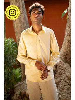 Creatures of Habit - Egyptian Cotton Shirt- Lemon Yellow