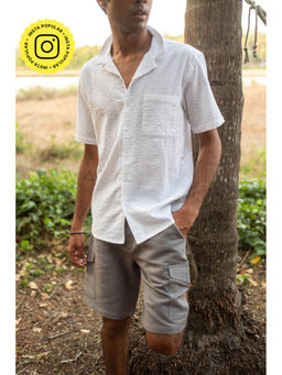 Creatures of Habit - Hemp Cargo Shorts- Grey