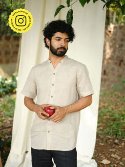 Creatures of Habit - Linen Easy Shirt - Ginger