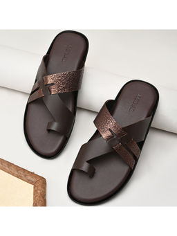 REGAL - Brown Men Casual Leather Sandals