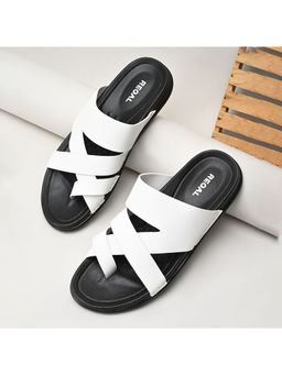 REGAL - White Men Casual Leather Sandals