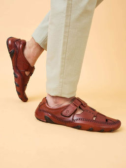 REGAL - Tan Men Casual Fisherman Sandals