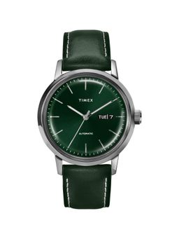 Timex - Marlin Round 21mm Green Dial Analog Men Watch - TW2U11900U9
