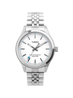 Timex - Waterburry Round 21mm White Dial Analog Women Watch - TW2U23400UJ