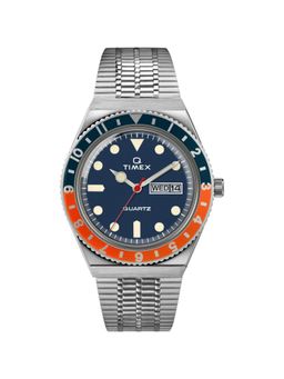 Timex - Q Round 21mm Blue Dial Analog Men Watch - TW2U61100U9
