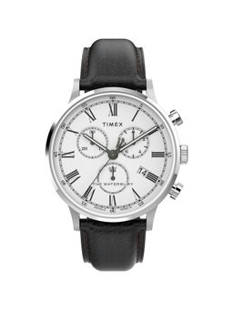 Timex - Waterburry Round 40mm White Dial Analog Men Watch - TW2U88100UJ