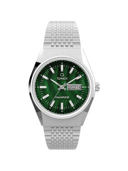 Timex - Q Round 21mm Green Dial Analog Men Watch - TW2U95400U9
