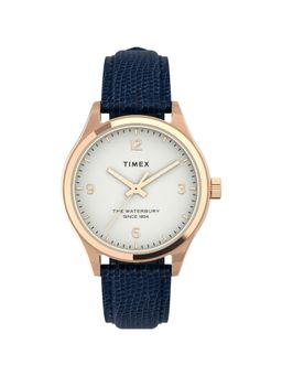 Timex - Waterburry Round 34mm White Dial Analog Women Watch - TW2U97600UJ