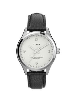 Timex - Waterburry Round 21mm White Dial Analog Women Watch - TW2U97700UJ