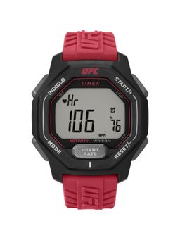 Timex - UFC Octagonal 46mm Silver Dial Digital Men Watch - TW2V840000D