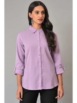 W - Purple Solid Top