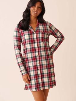La Vie En Rose - Red Polyester Nightdress