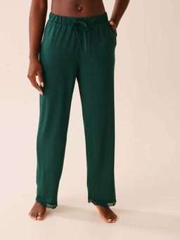 La Vie En Rose - Green Modal Pyjama