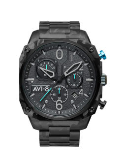 AVI-8 - Hawker Hunter Chronograph Date Analog Dial Color Black Mens Watch - AV-4052-11