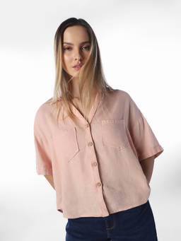 ONLY - Women Pink Oversized Shirt