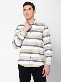 Lee - Men's Stripes Multi-color Shirt Slim Fit
