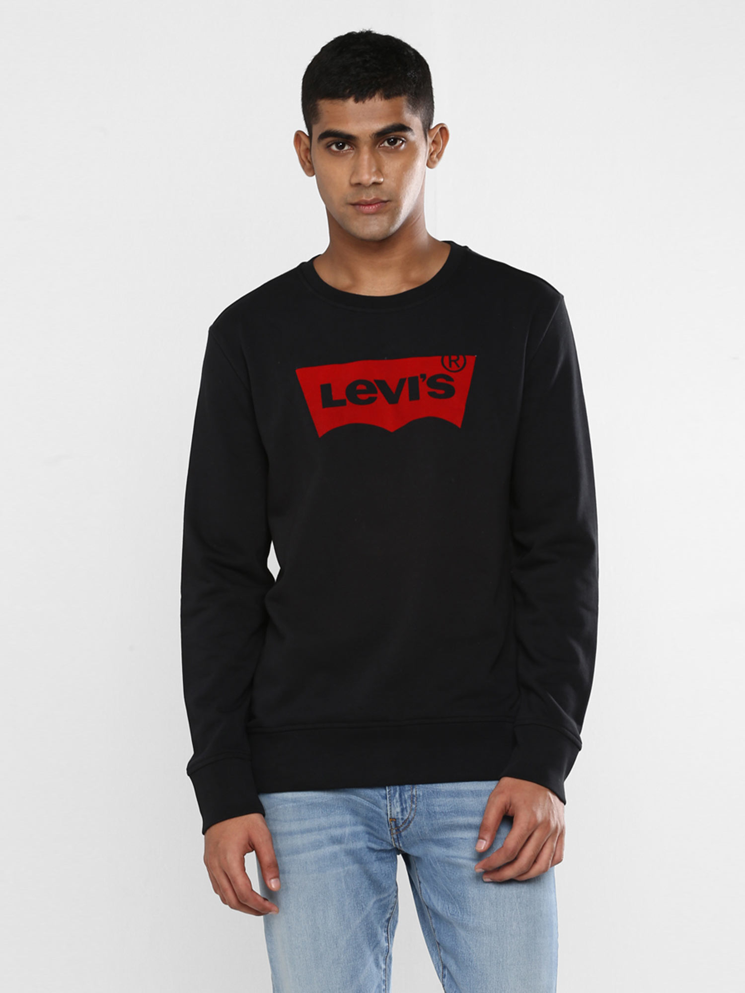 Buy Levi's Men Navy Black Sweatshirt 