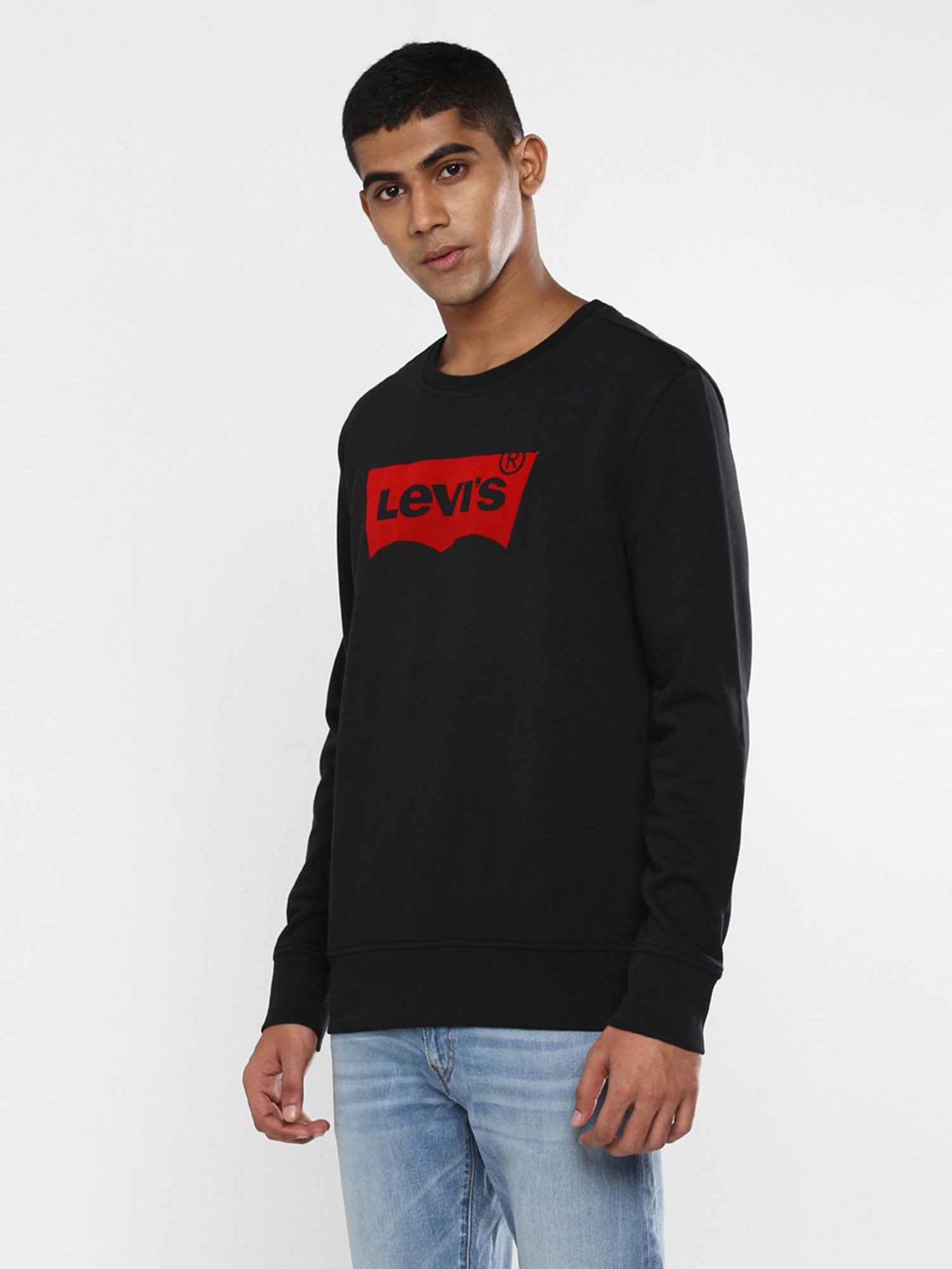 Buy Levi's Men Navy Black Sweatshirt 