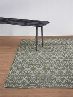 Freedom Tree - Kiwach Pure Cotton Deep Forest Printed Rug - 4Ft X 6Ft