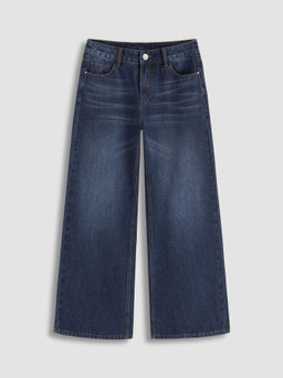 Cider - Denim Low Rise Solid Pocket Straight Leg Jeans