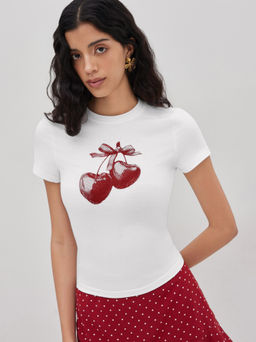 Cider - Cherry Graphic Short Sleeve Tee