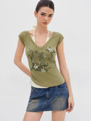 Green color option, Currently selected