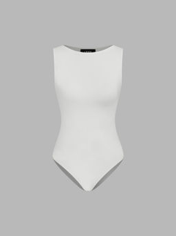 Cider - Boat Neck Solid Bodysuit