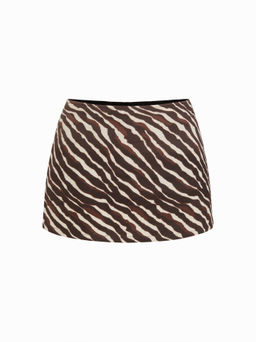 Cider - Abstract Cotton Low Rise Split Skort