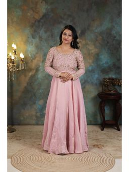 Fiorebymalar - Peach Embroidered Rashna Anarkali Dress