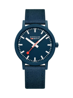 Mondaine - Essence Eco-Friendly Analog Dial Colour Blue Unisex Watch - MS1.41140.LD