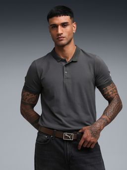 Puma - Buckle Leather Belt V1 - Brown