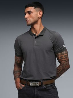 Puma - Buckle Leather Belt - Brown
