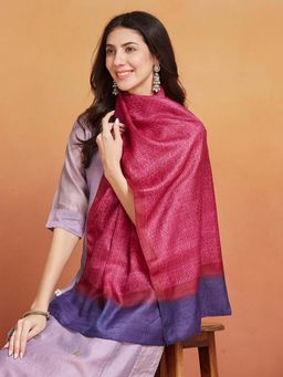 Fabindia - Purple Silk Stole