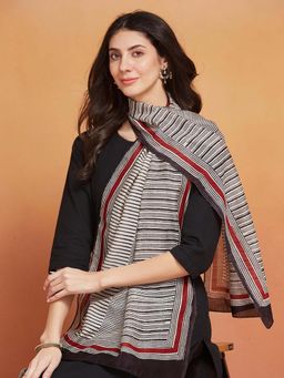 Fabindia - Beige Cotton Silk Stole
