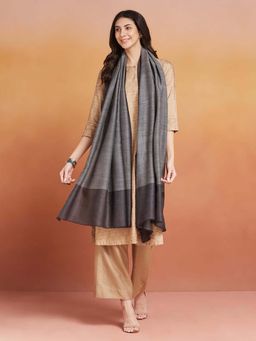 Fabindia - Black Wool Blend Shawl