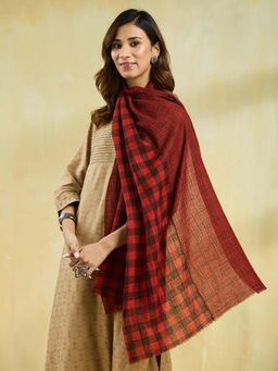 Fabindia - Red Wool Stole