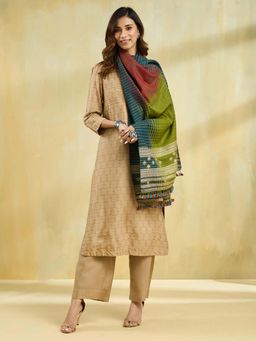 Fabindia - Multi-Color Wool Blend Stole