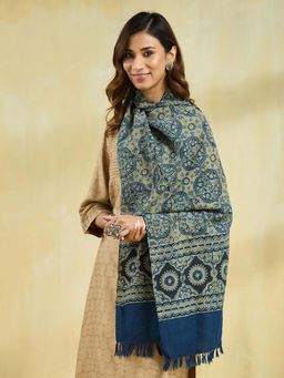 Fabindia - Blue Wool Stole