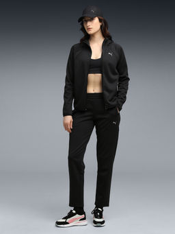Puma - Women Black Evostripe Full-Zip Hooded Jacket