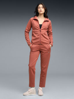 Puma - Women Peach Evostripe Full-Zip Hooded Jacket